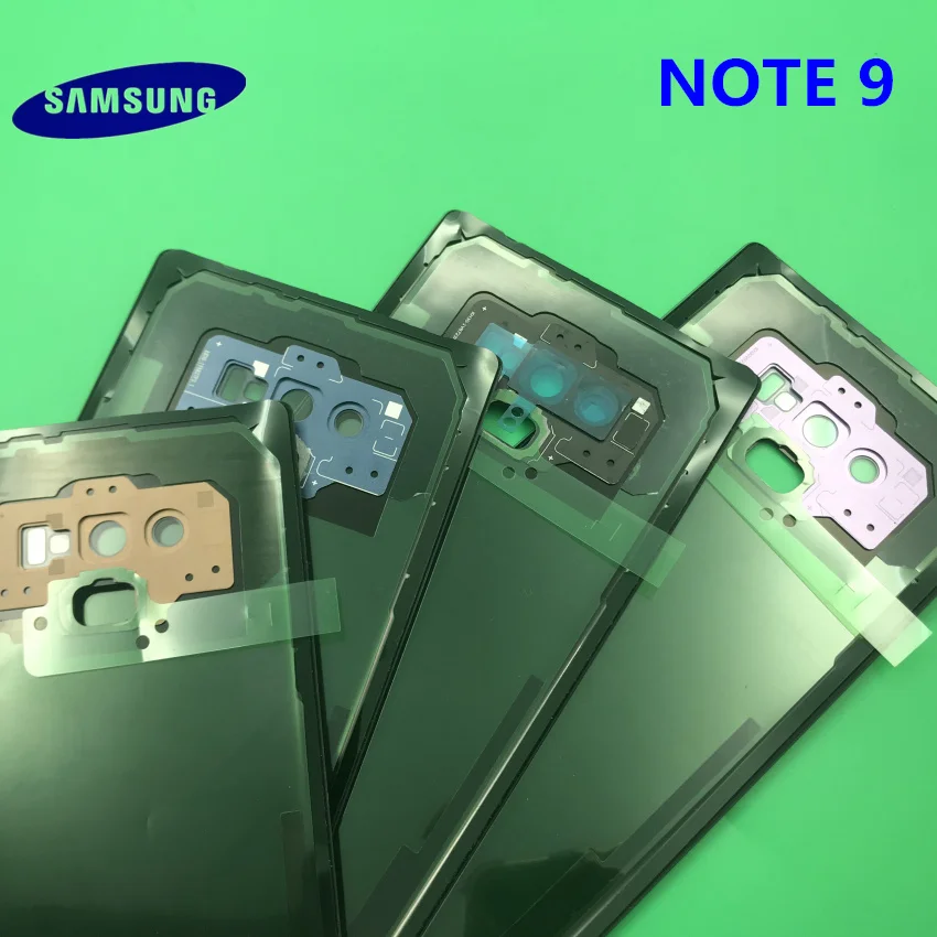 note9 чехол на заднюю батарейку для samsung Galaxy Note 9 N960 N960F N9600 задняя крышка на стекло+ стекло для камеры