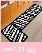 Zeegle Living Room Carpet Anti-slip Kitchen Rug Bathroom Carpet Absorbent Long Hallway Rug Indoor Mat Washable Bedroom Carpet