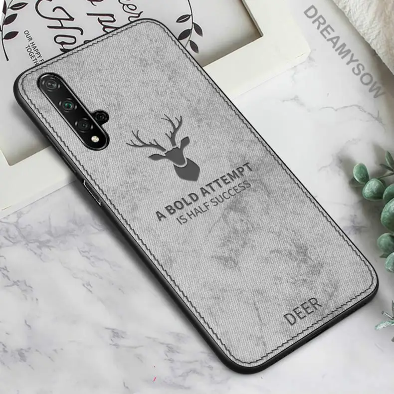 

Case For Huawei P Smart Z Plus 2019 Mate 30 20 Pro P20 P30 Honor 20 10 lite 9X Pro 8X 10i 20i 9 Fabric Cloth Texture Back Cover