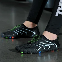 Акваобувь; пляжная обувь; большие размеры 46; мужские сандалии; быстросохнущие мужские тапочки; женская обувь для занятий йогой и дайвингом; черные носки для купания