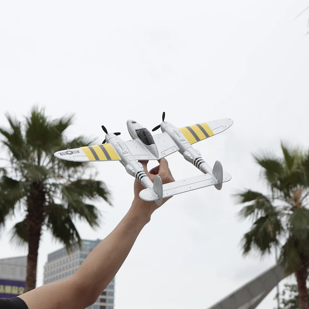 Высококачественный FX-816 P38 самолет 2,4 GHz 2CH RC модель аэроплана самолет на открытом воздухе летные игрушки для детей мальчиков