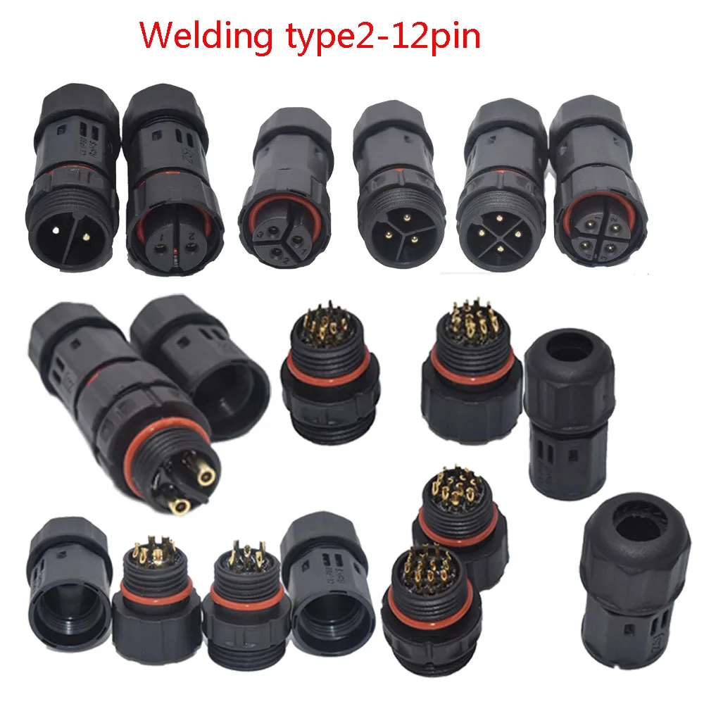 IP68 закручивающаяся крышка Тип M19 Водонепроницаемый Электрический ...