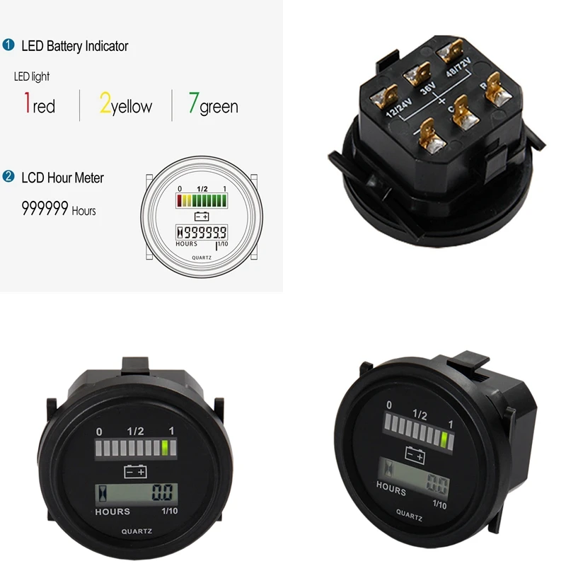 Led Motorcycle Wireless Speed Meter for Motorcycle Off-Road Vehicle Four-Wheeler Bicycle Atv Motorcycle Snowmobile Truck