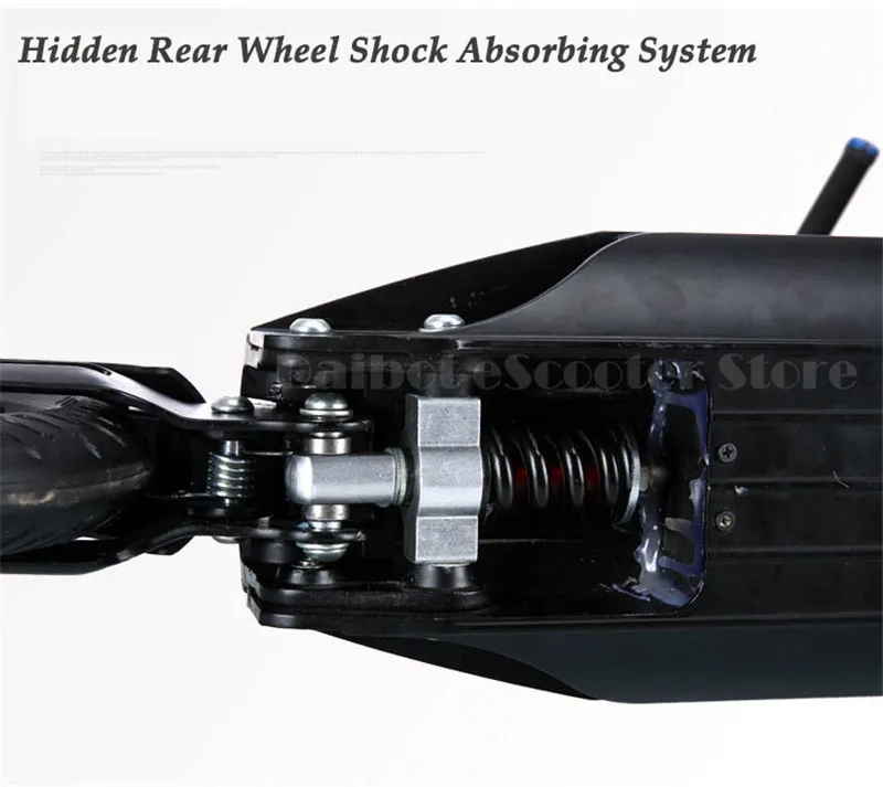 Daibot Electric Scooter For Adults Two Wheel Electric Scooters 8 Inch 36V Double Suspension Folding Electric Skateboard Scooter_