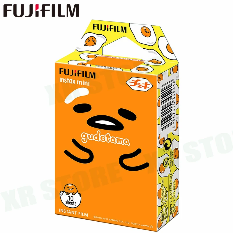 10-100 листов Fujifilm Instax Mini пленка Instax Mini 8 9 Gudetama 1 пленка для Fuji Mini 7s 25 26 70 90 мгновенная камера SP-1 SP-2