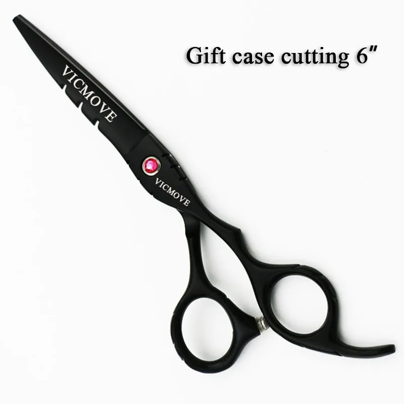 gift case cutting Японские Стальные 5,5 6,0 дюймовые Профессиональные парикмахерские ножницы, парикмахерские ножницы, набор, ножницы для резки, филировочные ножницы, стрижка - Цвет: gift case cutting