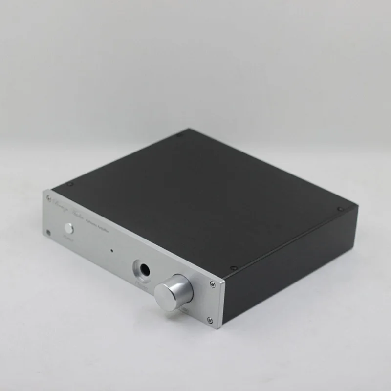 Mini Size W210 H45 D188 Headphone AMP PUS Chassis DIY Aluminum Power Amplifier Cases Rear Classic Eearphone Box 2204E