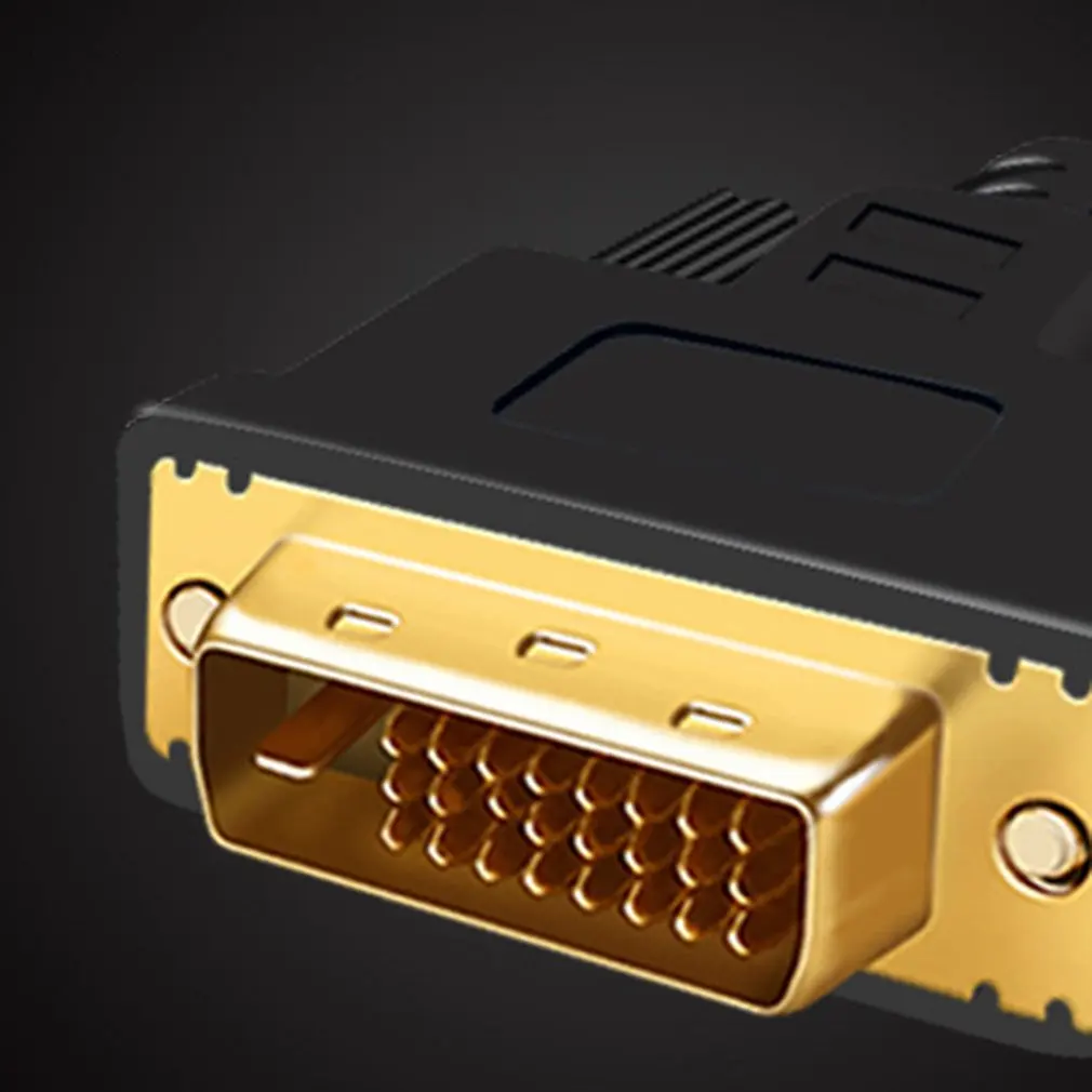 DVI-VGA кабель DVI 24+ 1 VGA адаптер DVI папа-VGA папа HD 1080P видео конвертер для ПК ноутбук ТВ Проектор Монитор
