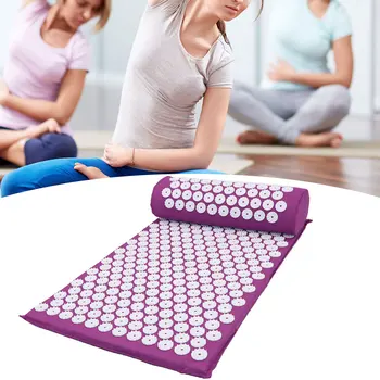 

New Massager Cushion Acupressure Sets Relieve Stress Back Pain Acupressure Mat/Pillow Massage Mat Massage and Relaxation