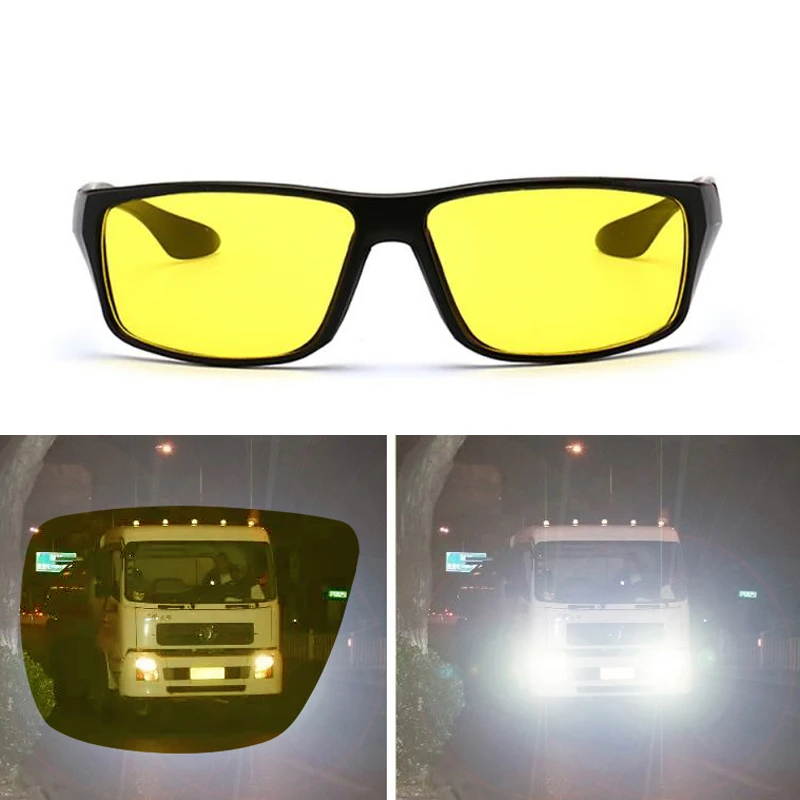 Occhiali da sole lenti occhiali di guida Night Vision Occhiali Protezione UV cercarti B9D4 