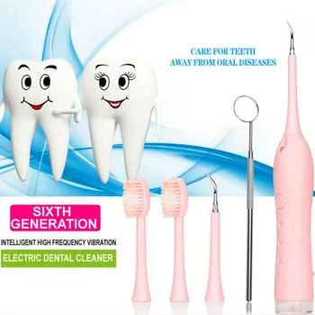 

Ultrasonic Tooth Cleaner Portable Electric Sonic Dental Scaler Tooth Stains Tartar Tool USB Charging Teeth Cleaner Oral Hygiene