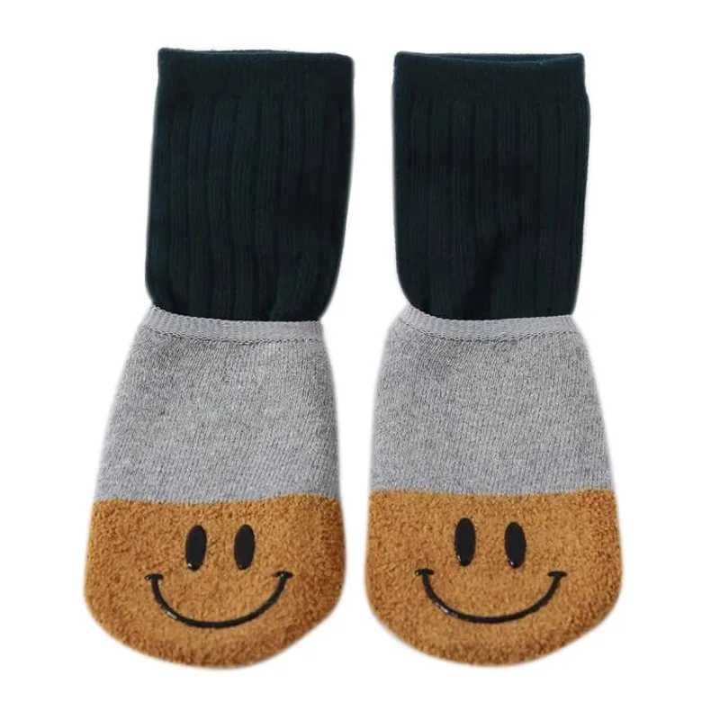 2 пары смешанных носков для малышей осенне-зимние толстые детские носки для девочек, хлопковые носки для новорожденных мальчиков и малышей одежда для малышей, аксессуары