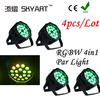 

Led Stage Lights Flat Par Light 18x10W RGBW 4IN1 Led Par Dj Light