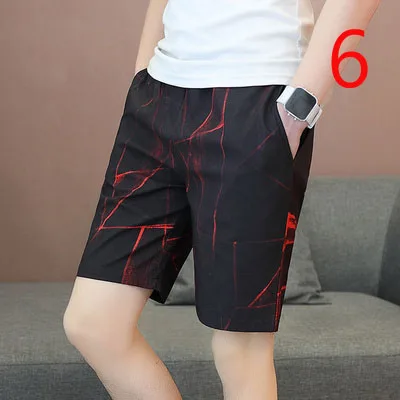 

Summer splash ink graffiti starry fireworks loose men's casual five points shorts