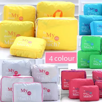 

New Fashion Travel Storage Bag Set of 5 Lady Casual Fashion Placement Storage Bag Personalized Practical Waterproof 5 Sets