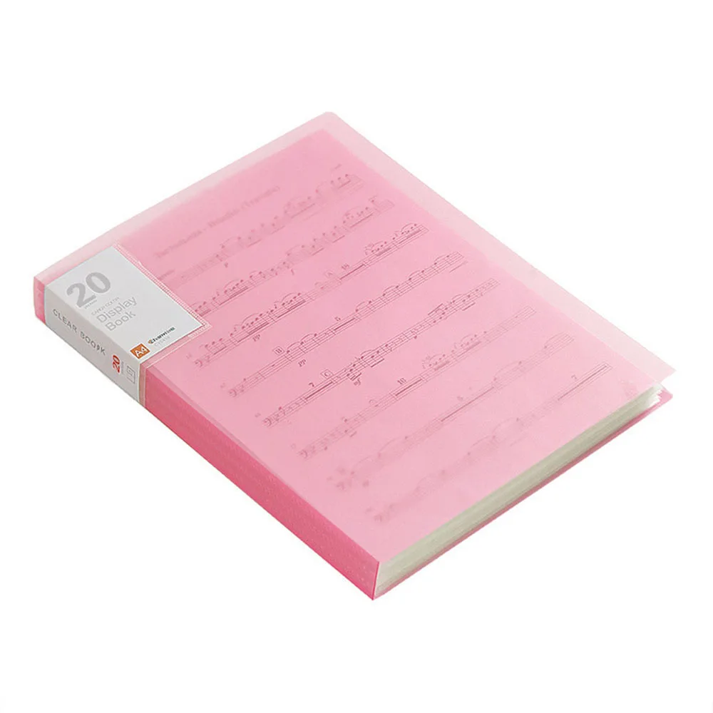 A4 File Folder Book Paper Clip test paper clip Folder Student Folder Bag Multi-Layer Transparent Document Folder Office Supplies - Цвет: as picture