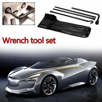 

1 Set Car Tire Repair Wrench Tool Extension Kit Automobile Tools Tire For Toyota 2005-2013 Replacement Repair Spare Tacoma I8S8