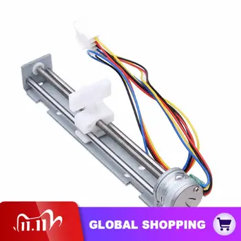 

18Degree Stepper Motor Screw With Nut Slider + 2 Phase 4 Wire of DC 4-9V/500mA Driving Voltage