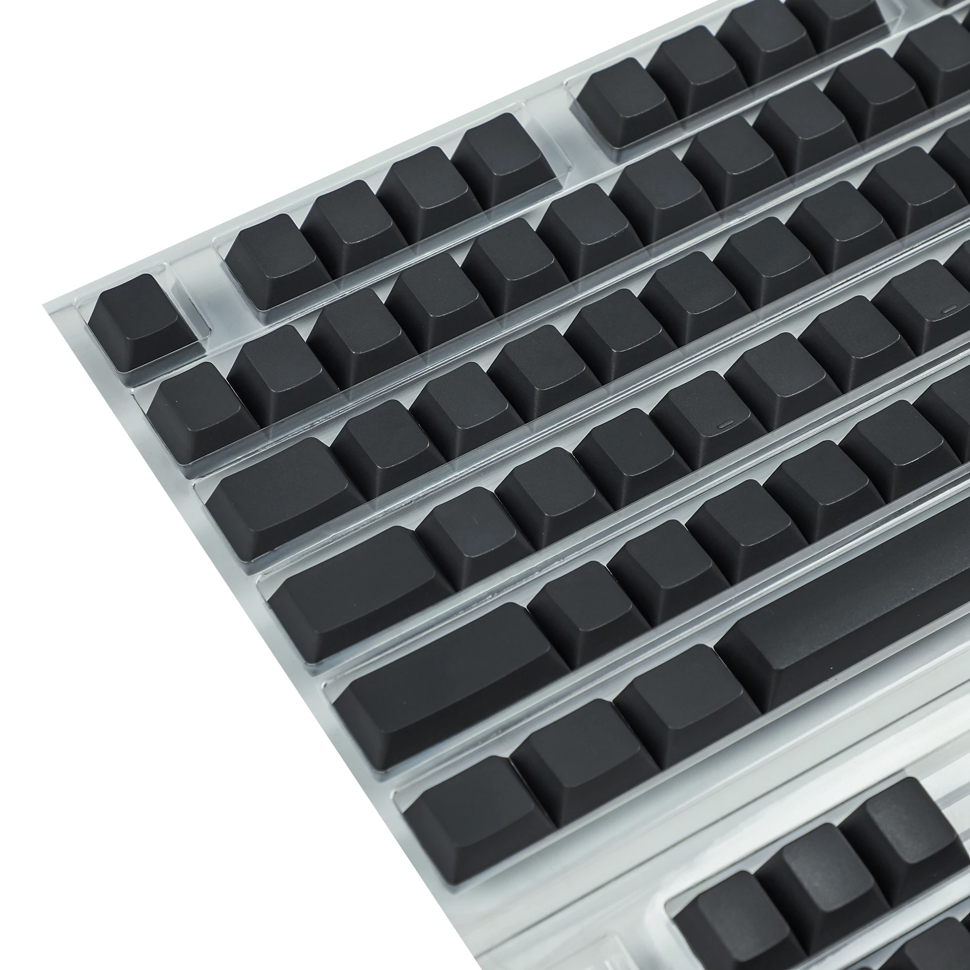 KFA Cherry Profile Blank PBT Keysets 100 PCS Cherry Profile Blank Thick PBT Keycaps 1u R1 R2 R3 R4 For