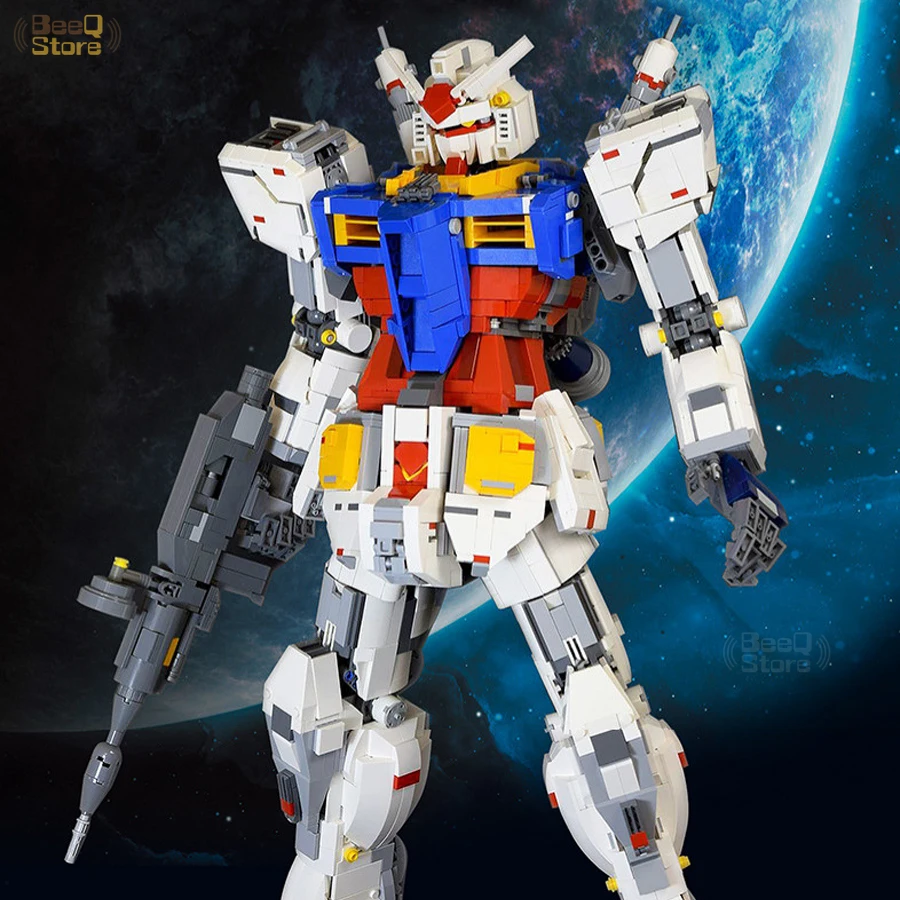 Робот-блок, робот-блок для Super Robot войны меха классическая модель Gundam 18K RX78-2 1: 60 3500 шт факсированная Скоба строительные блоки, кирпичные блоки, Детские кубики, игрушки для мальчиков