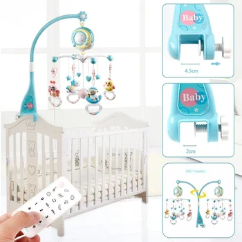 

Infant Toys Baby Toys 0 12 Months Baby Bed Bell Rattle Toy Music Bedside Bell Projection Baby Toys 6 12 Months Newborn Toy