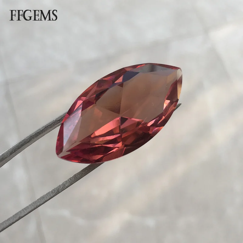 FFGems Big Stone 18*35mm Zultanite Loose Gemstone Created Diaspore Color Change for Women Silver or Gold Mounting Diy Jewelry FFGems Big Stone 18*35mm Zultanite Loose Gemstone Created Diaspore Color Change for Women Silver or Gold Mounting Diy Jewelry