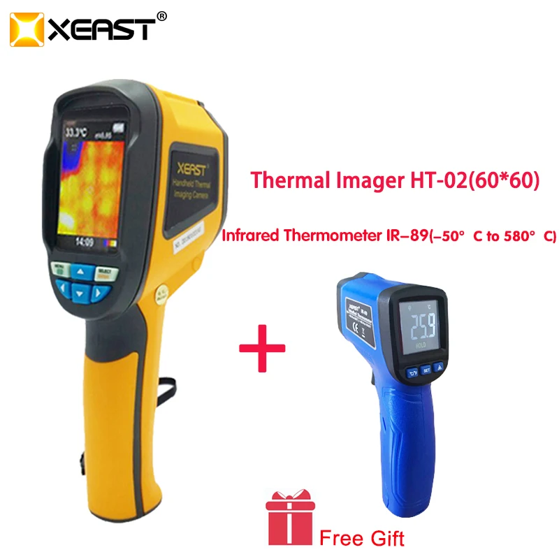 Koop Klhgl Xl In Voorraad Uit Moskou Magazijn HT 18 Handheld Warmtebeeldcamera Infrarood Camera HT18, XE 26 HT 02 Sries