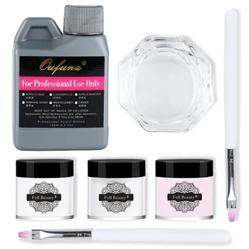

Acrylic Powder Liquid Kit Poly Gel For Nail Art Decorations Flower Builder Powder Nail Pen Crystal Manicure Tools Set