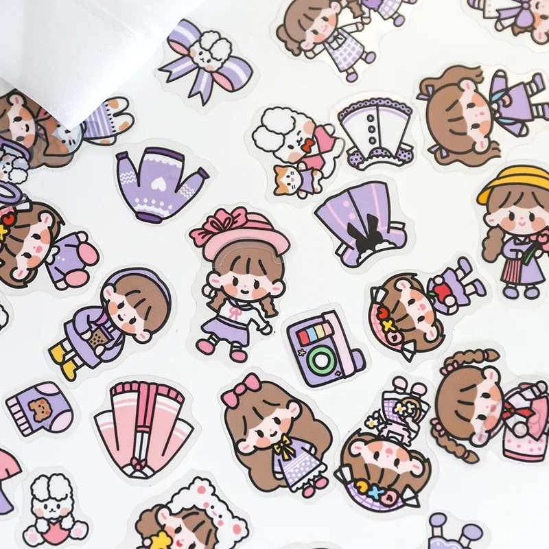 40pcs 1lot kawaii stationery stickers soft world diary planner decorative mobile stickers scrapbooking diy craft stickers assorted stickers aliexpress