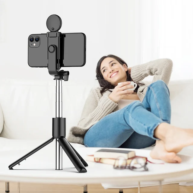 stabilisateur Smartphone Mini anneau lumineux à Led pour téléphone portable