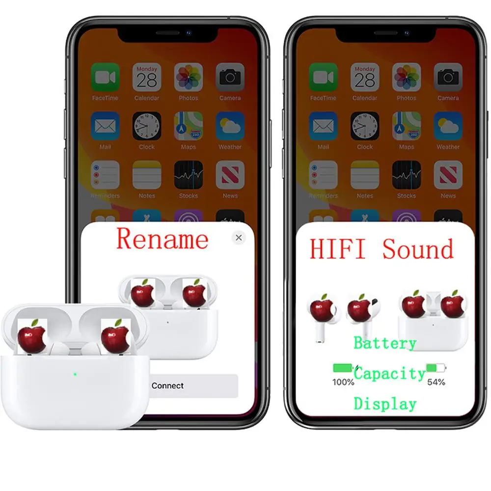 Спортивные Беспроводные наушники Smart bluetooth гарнитура Air 3 pro 1:1 дизайн HIFI Звук лучше