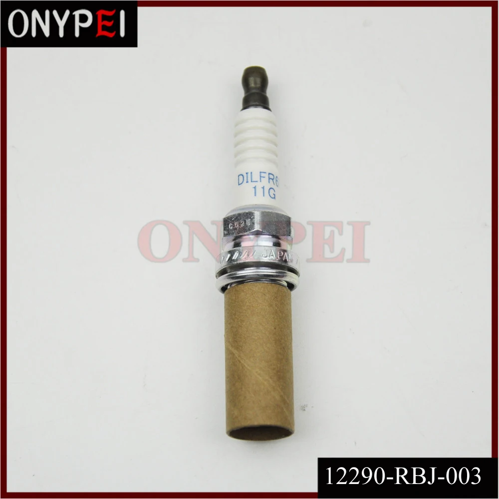 4 шт./лот двойной иридиевая Свеча зажигания 12290-RBJ-003 DILFR6F11G для 2010 2011 Honda Insight 1,3 12290RBJ003 DILFR6F-11G