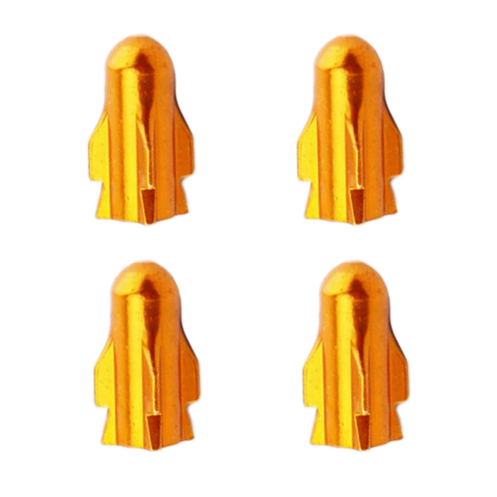 4pcs Car Motorcycle Truck Wheel Tire Valve Stem Cap, Cover Lid - Tyre Air Wheel Valve Stem Caps, 4 Colors