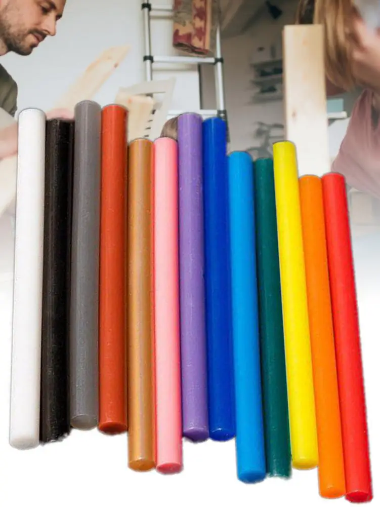 65Pcs/set 13 Colored Professional Hot Melt Glue Sticks 7x 200mm For Hot-glue-using Tools With The Power Of 10W-25W