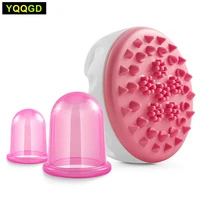 3Pcs Anti Cellulite, Silicone Cupping Cellulite Massage Brush Cellulite Massage Set for Anti Cellulite Anti-Aging 1