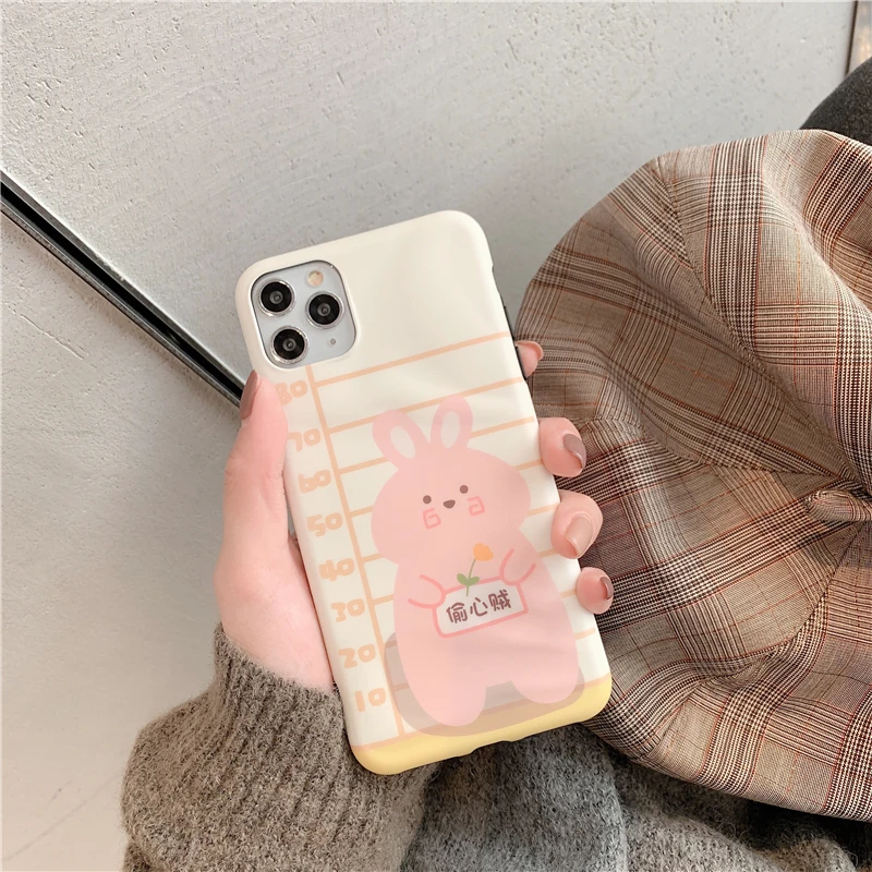 Милые пары животных bump текстура чехол для телефона для Iphone 11 Pro Max X Xsmax Xr противоударный мягкий чехол по технологии imd для Iphone 7 8Plus крышка - Цвет: Бежевый