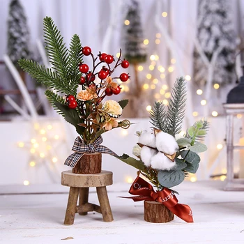 

Christmas Decoration Artificial Plants Christmas Branches Artificial Flower Red Christmas Berry Xmas Decoration Home Decor