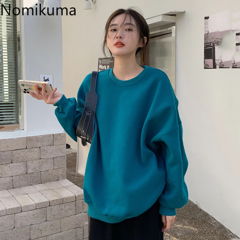 Винтажная уличная одежда Nomikuma женские толстовки в стиле хип-хоп японские
