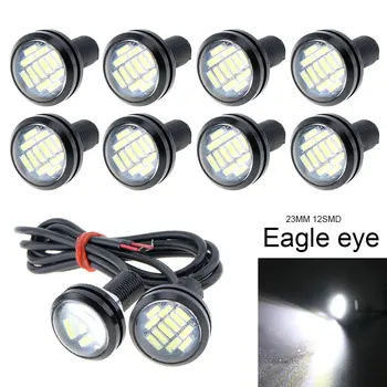 

Car LED Eagle Eye Bulb 4014 12SMD 23MM Daytime Running Lights Source Backup Reversing Parking Signal Lamp Waterproof