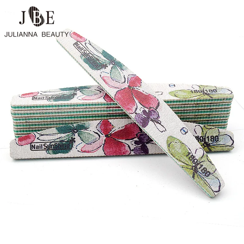 

5pcs Grit Nail Files Sandpaper Sanding 180/180 Buffer Buffing UV Gel Polish Files Double Sided Pedicure Manicure Accessories