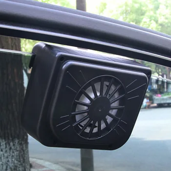

Car Styling Solar Power Auto Window Fan Environmental Cool Solar Exhaust Fan with Rubber Stripping Car Accessories