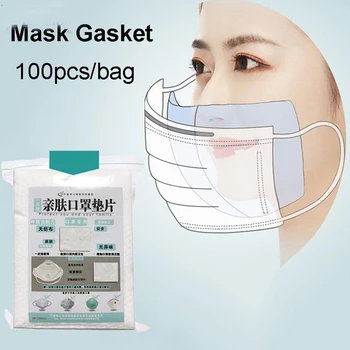 

Hot 100pcs/bag Mask Pad Dust-proof Disposable Mask Core Suit for Normal Mouth Mask Electrostatic adsorption Anti-fog Mask Pad