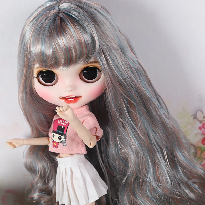 Кукла ICY Blyth DBS розовые топы с белыми искусственными нарядами для шарнирного тела