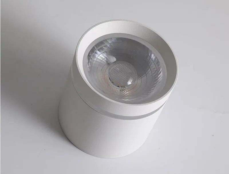 Dimmable Cylinder Led Downlight Surface 9W 12W 18W COB LED Ceiling Spot Lights AC220V LED Background Lamps Indoor Lighting Spot down lights led