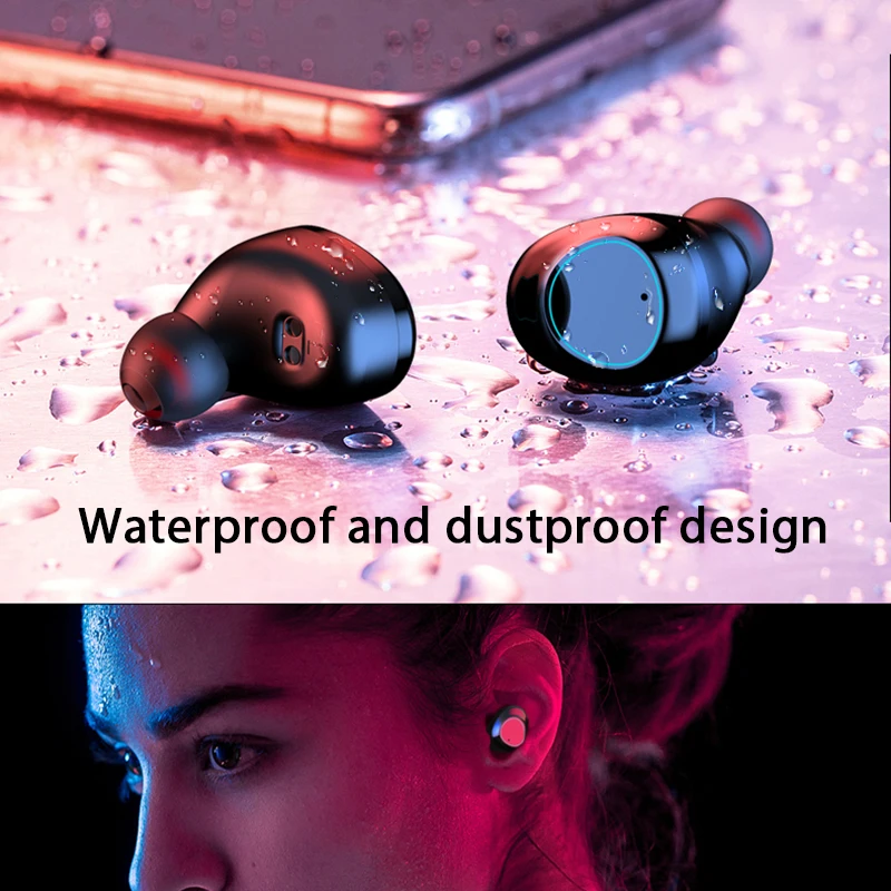 TWS 5,0 G16 бинауральные Bluetooth наушники с сенсорным управлением шумоподавление беспроводные наушники 6h Музыка Время стерео Водонепроницаемая гарнитура