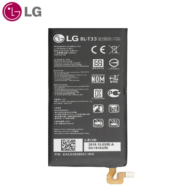 LG аккумулятор для телефона BL-T33 для LG q6 M700A M700AN M700DSK M700N Замена батареи 3000 мАч с бесплатными инструментами