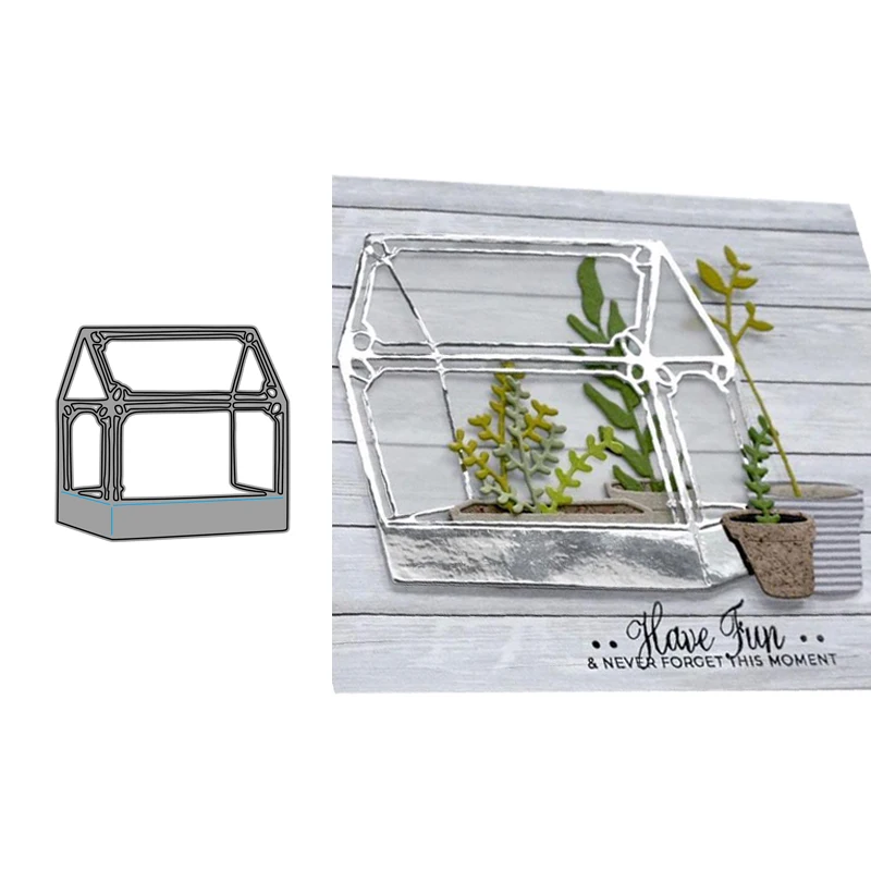 

CH Plant tent Metal Cutting Dies Stencils For Scrapbooking Photo Album Decoration Embossing Paper Card Craft