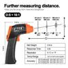 Digital Non-Contact Infrared Thermometer 16:1 IR Laser Gun Temperature Range -58-1292℉(-50℃ to 700℃) with LCD backlight ► Photo 3/6