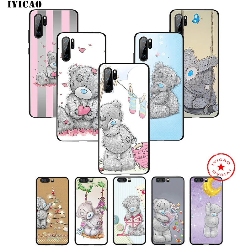 Мягкий черный Чехол tatty teddy Bear для Huawei Mate 30 Lite Pro Y9 Y7 Y6 Prime 2018 2019 чехол телефона |