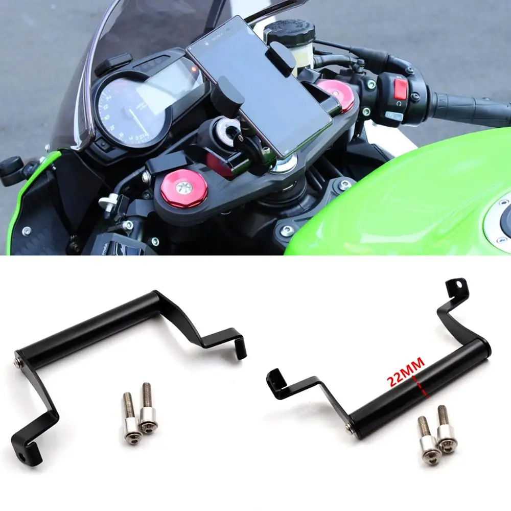 Gps навигация руль кронштейн расширение для KAWASAKI ZX6R ZX-6R NINJA 2009~ поддержка